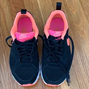 Nike Air Max Muse Black & Orange Coral Sneaker